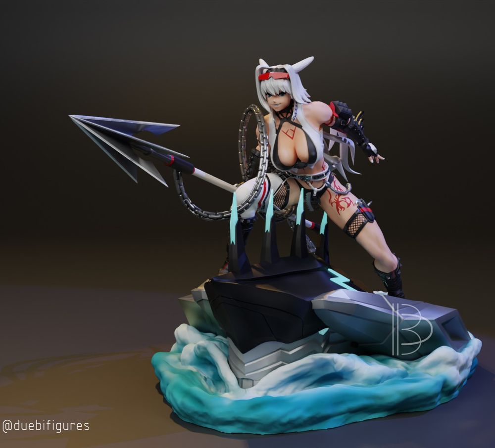 A colored render of our Caenis figure.