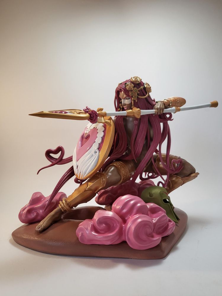 The painted figure