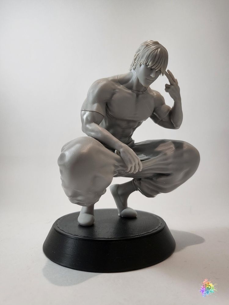 A grey resin test-print of this figure.