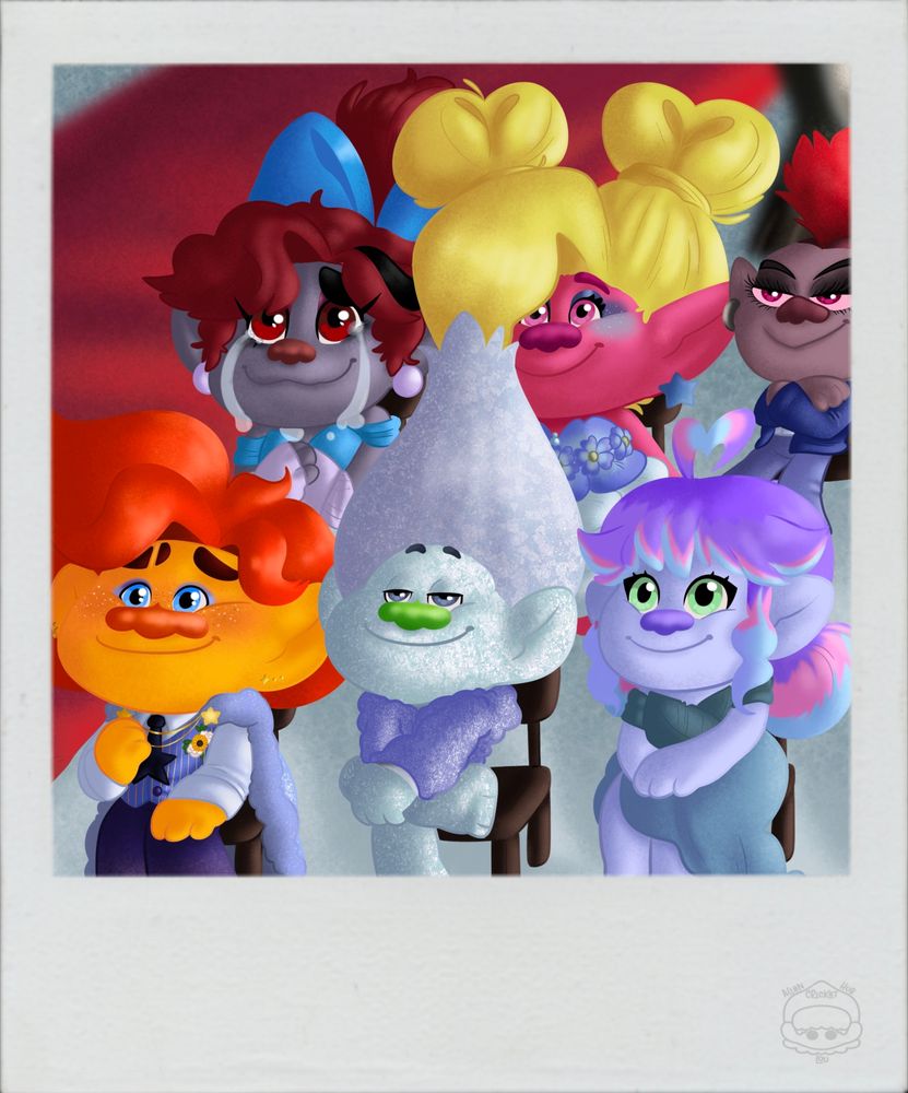 Becky, Viva, Barb, Star, Guy and Snickers watching the wedding ceremony