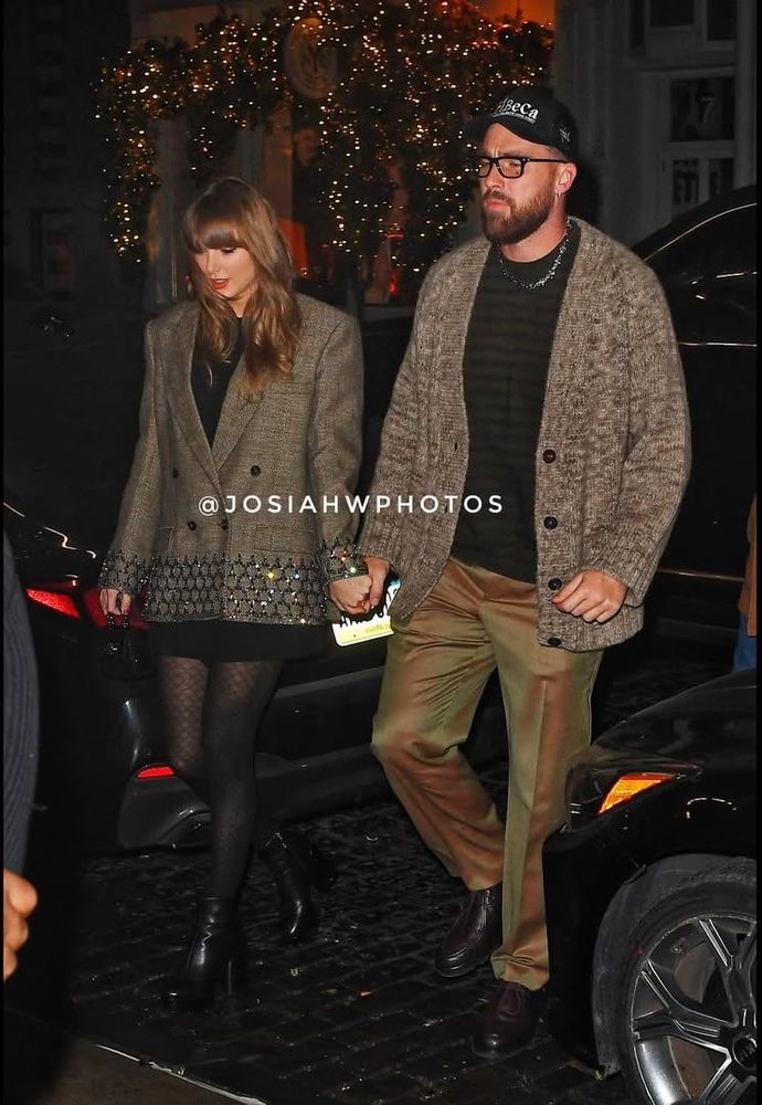 Taylor and Travis out last night.