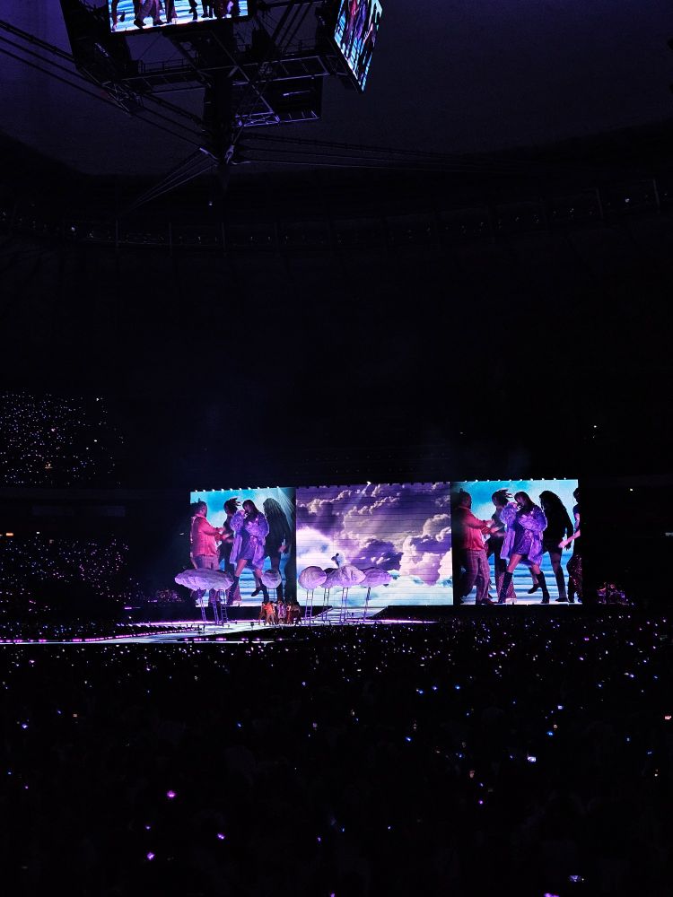 Taylor Swift during Lavender Haze at the eras tour in Warsaw N3.