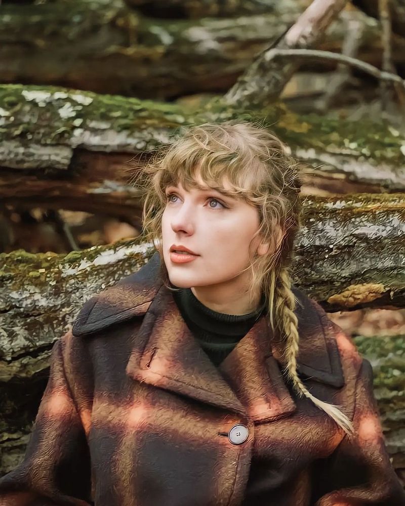 Taylor Swift for evermore photoshoot