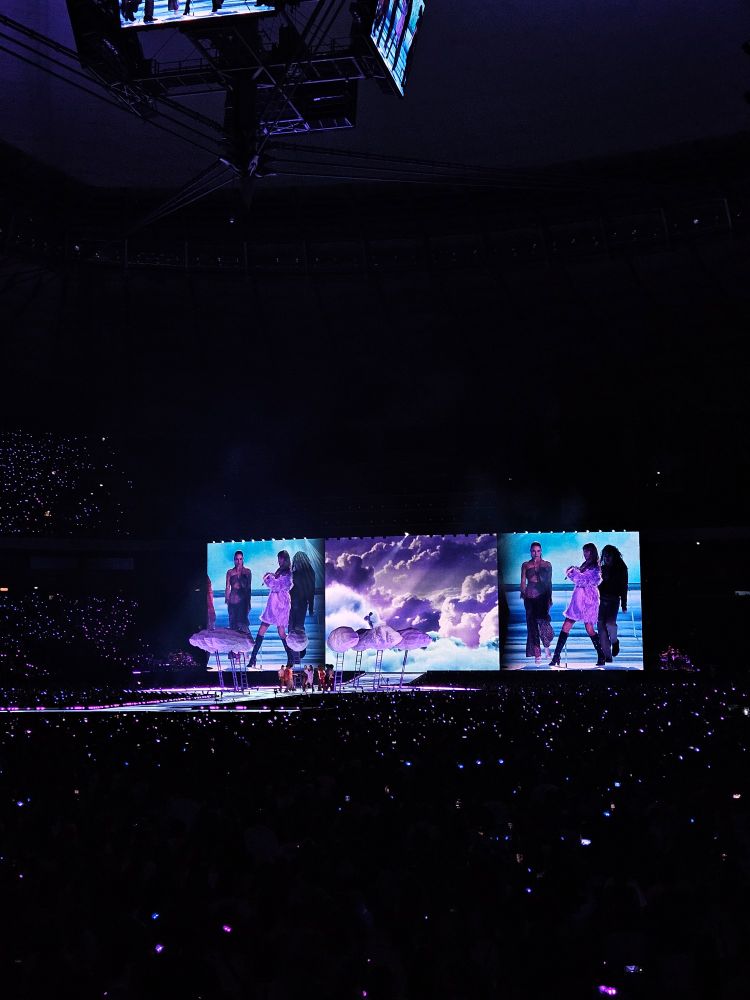 Taylor Swift during Lavender Haze at the eras tour in Warsaw N3.
