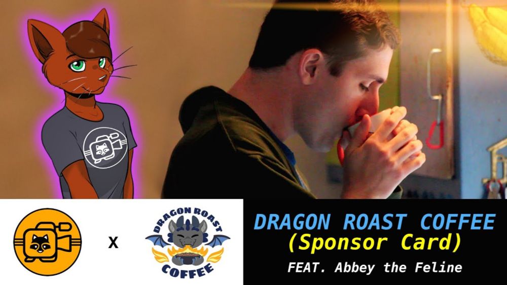 The Raccoon's Den - Dragon Roast Coffee (Sponsor Card)