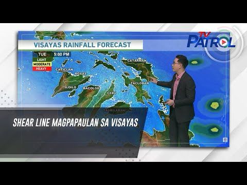 Shear line magpapaulan sa Visayas | TV Patrol