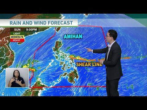 Shear line patuloy na magpapaulan sa ilang lugar | TV Patrol