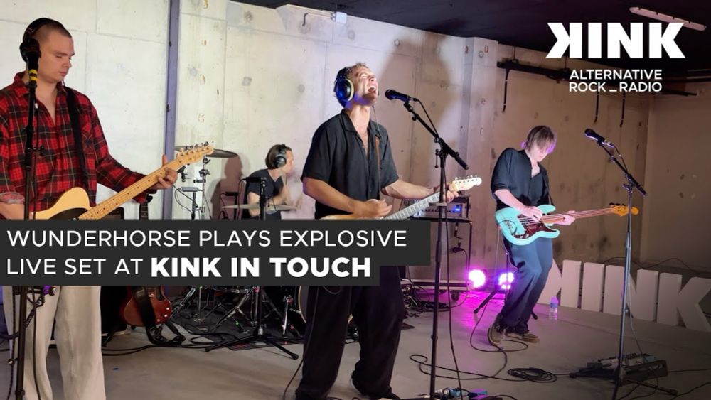 Wunderhorse plays Midas, Teal and Silver live at the KINK Live Bunker session