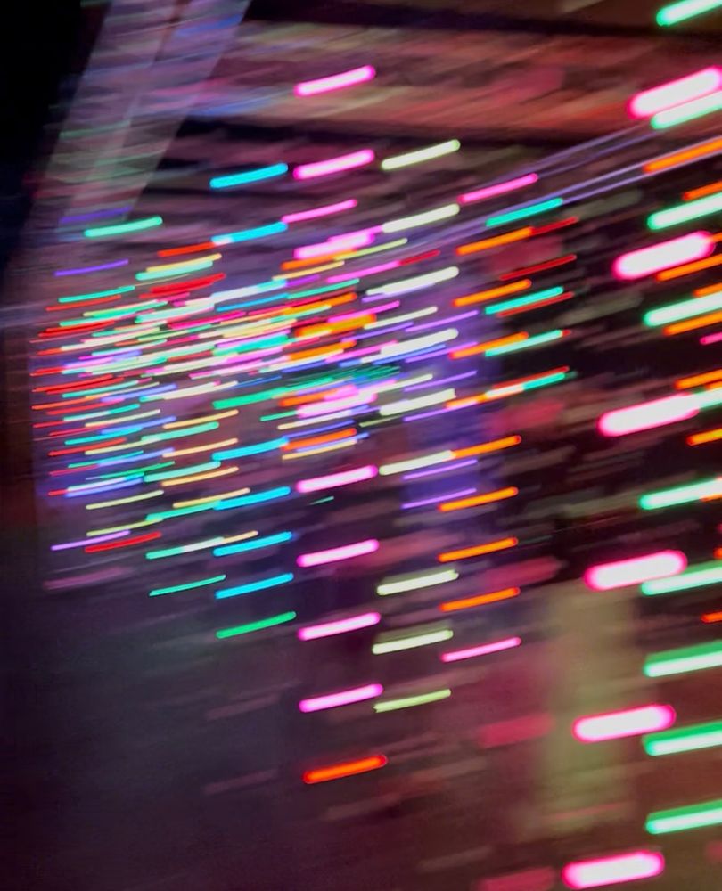 Verschwommene bunte Lichter