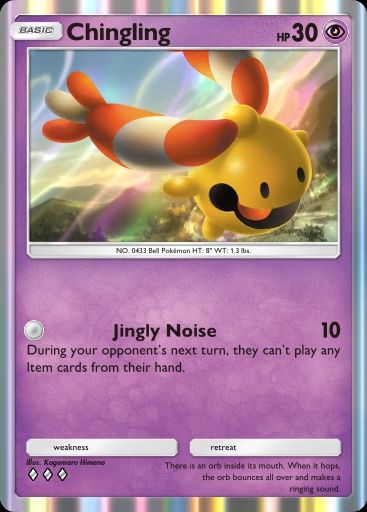 Chingling (Mega Rising), a Pokémon TCG Pocket card