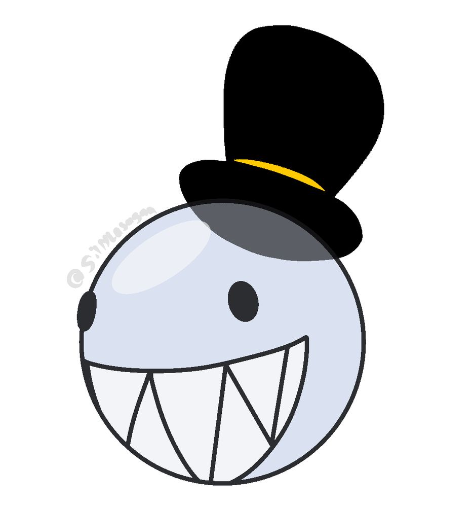 Bubble with Caine’s hat
