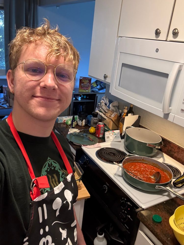 Daniel in the kitchen 