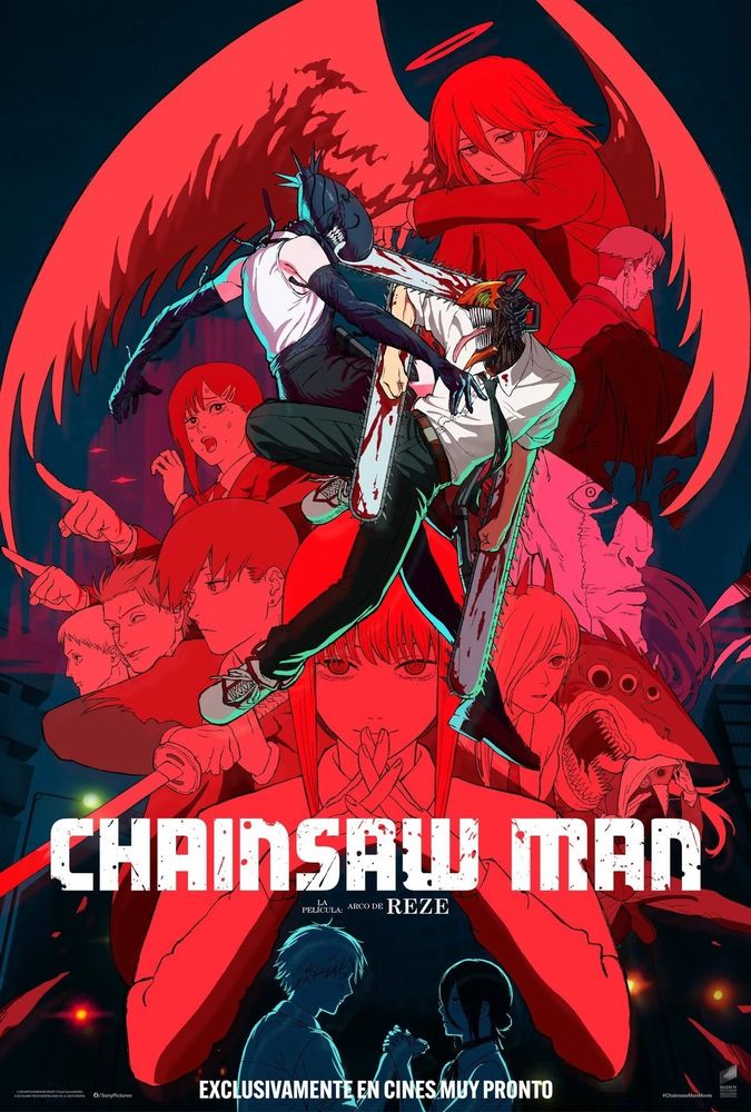 Póster de "Chainsaw Man - La película: El arco de Reze". 