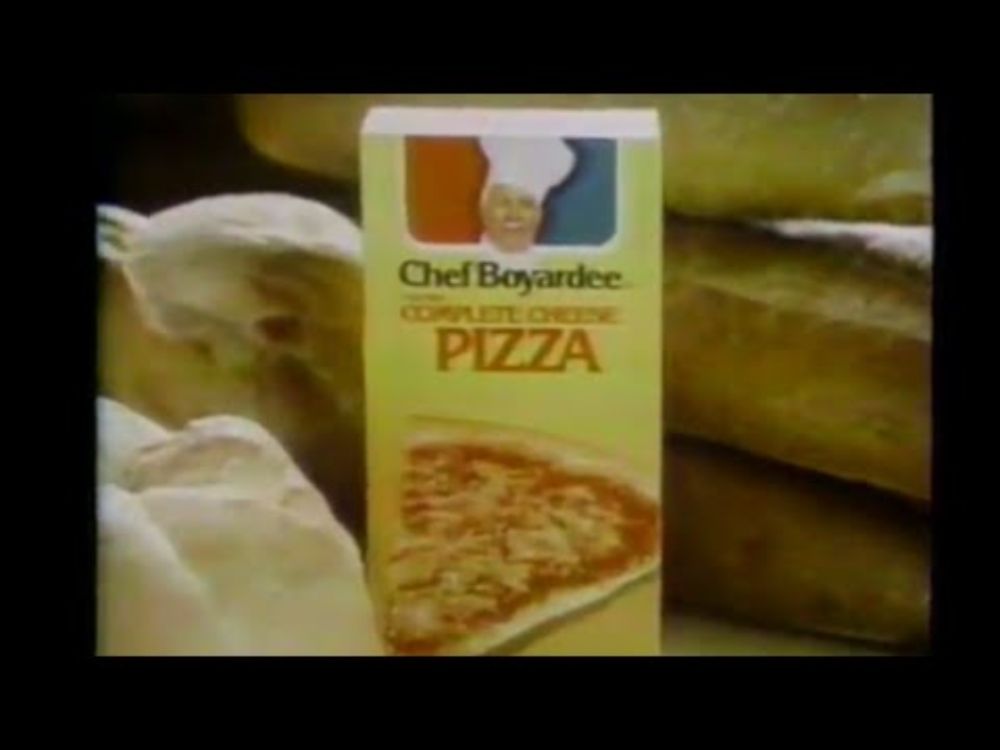 1980 Chef Boyardee Pizza Mix "Fresh Crust" TV Commercial