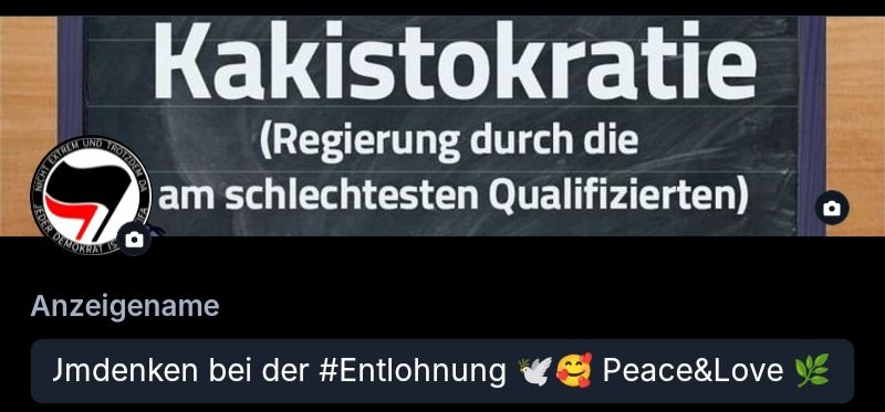 Kakistrokatie
Regierung durch die am schlechtesten Qualifizierten 