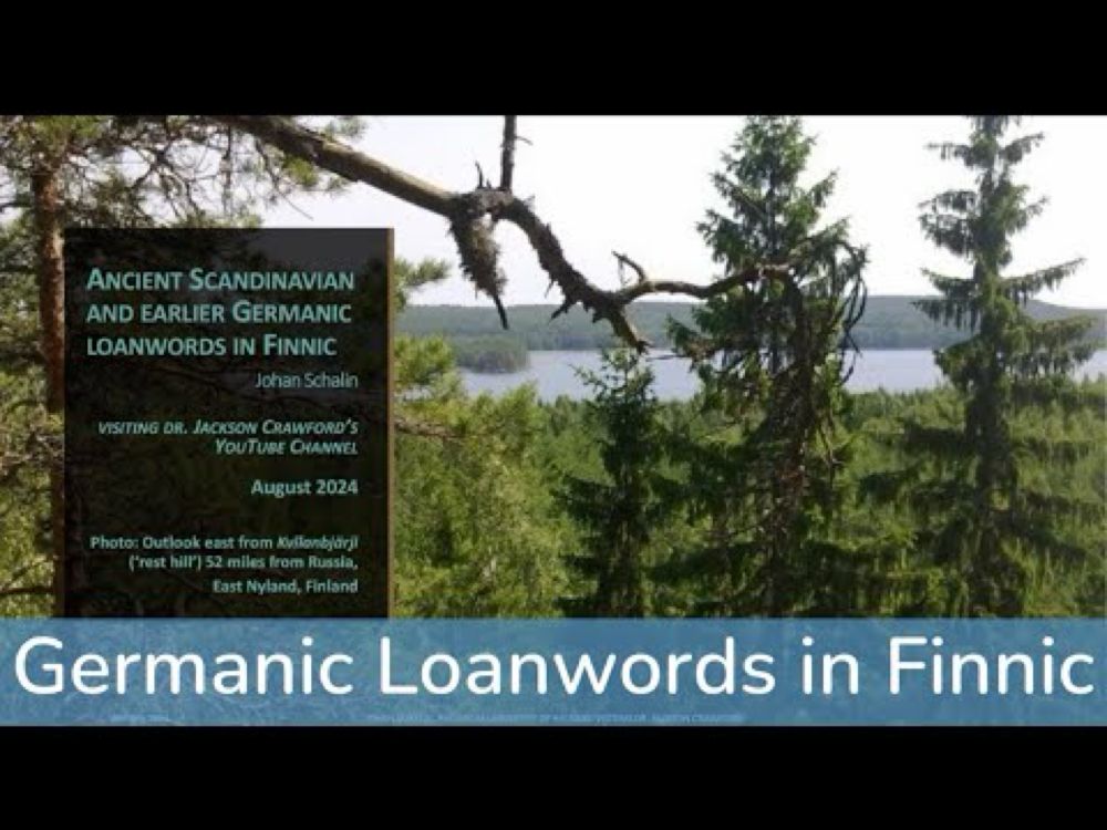 Germanic Loanwords in Finnic Languages (with Dr. Johan Schalin)