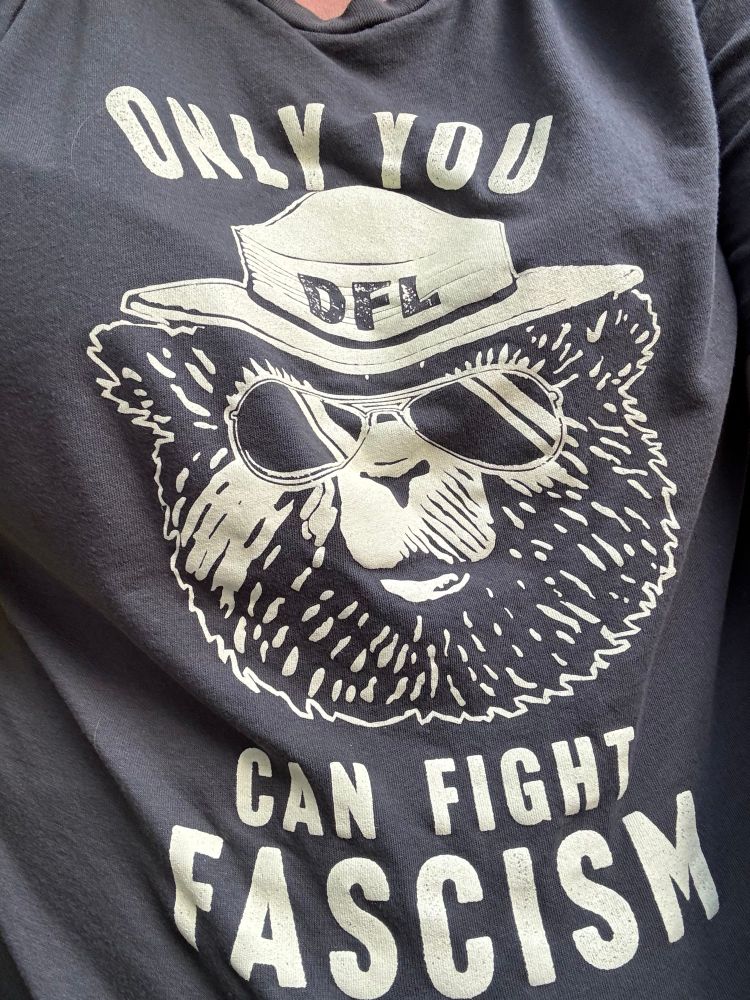 Smoky the Bear from years past says only you can fight fascists