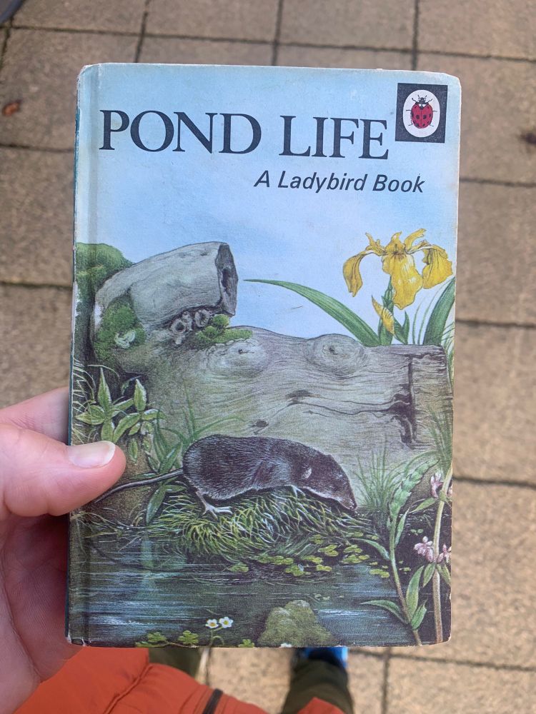A vintage Ladybird book entitled Pond Life