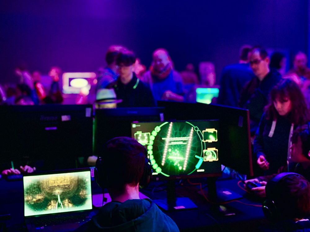 Le stand MJV avec notamment les jeux DarkTimes et SuperReaktor