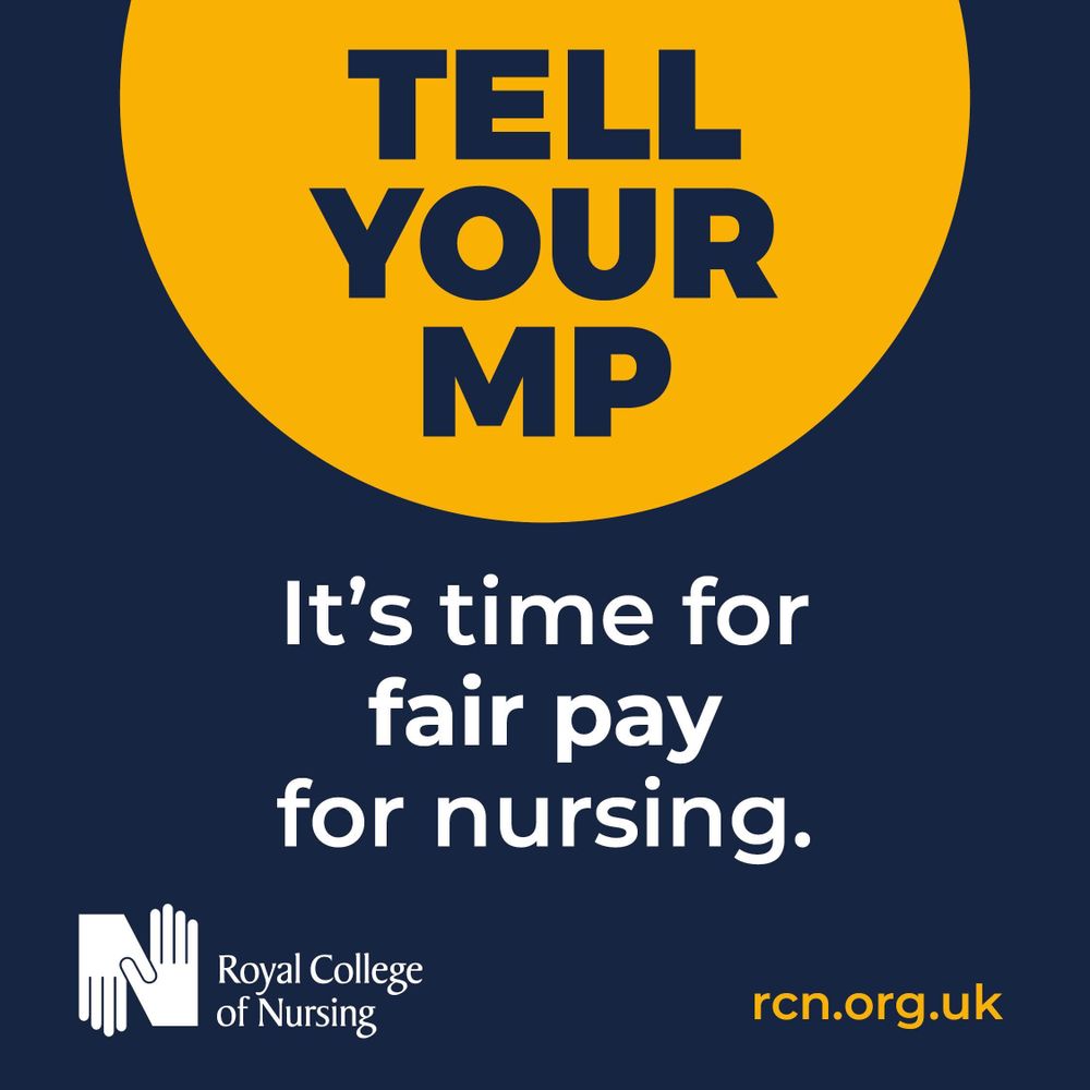 Tell your MP: It's time for fair pay for nursing.