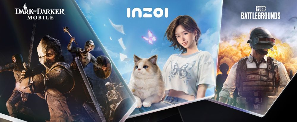 Image of hero/banner art for Dark and Darker Mobile, inZOI, and PUBG
