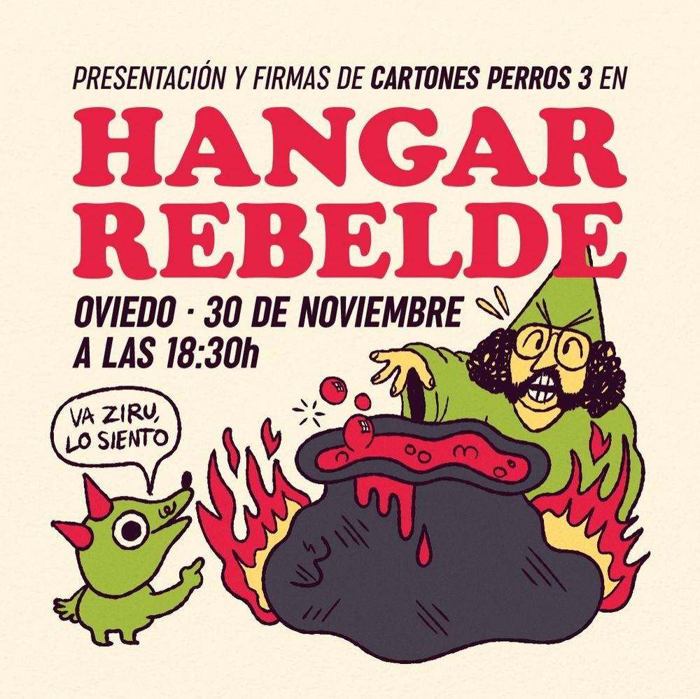 Dibujo lamentando que viene Ziru con la información del evento.