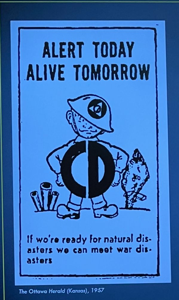 Poster titled “Alert Today Alive Tomorrow” 
