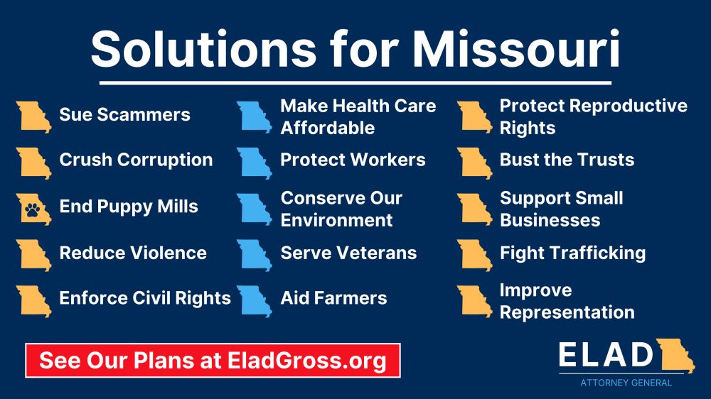 Elad Gross for Attorney General | Solutions for Missouri