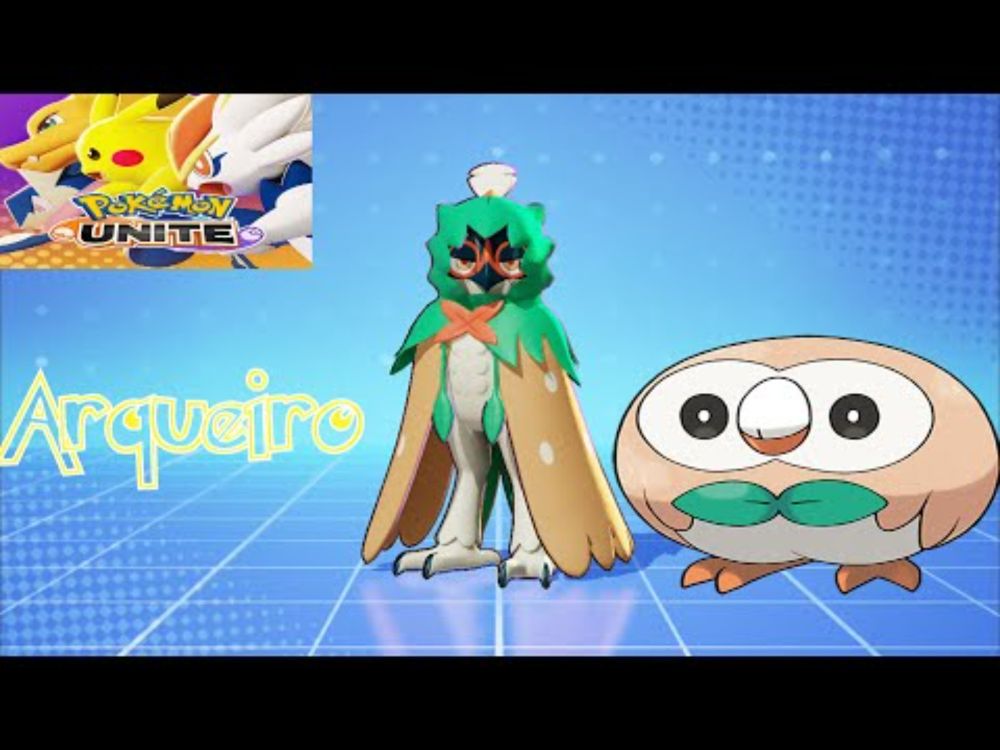 O Pokémon Arqueiro! Decidueye! - Pokémon Unite