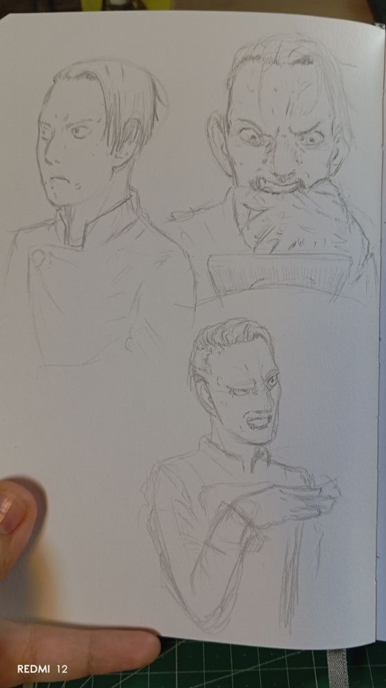 Draws of a middle age guy in a uniform 