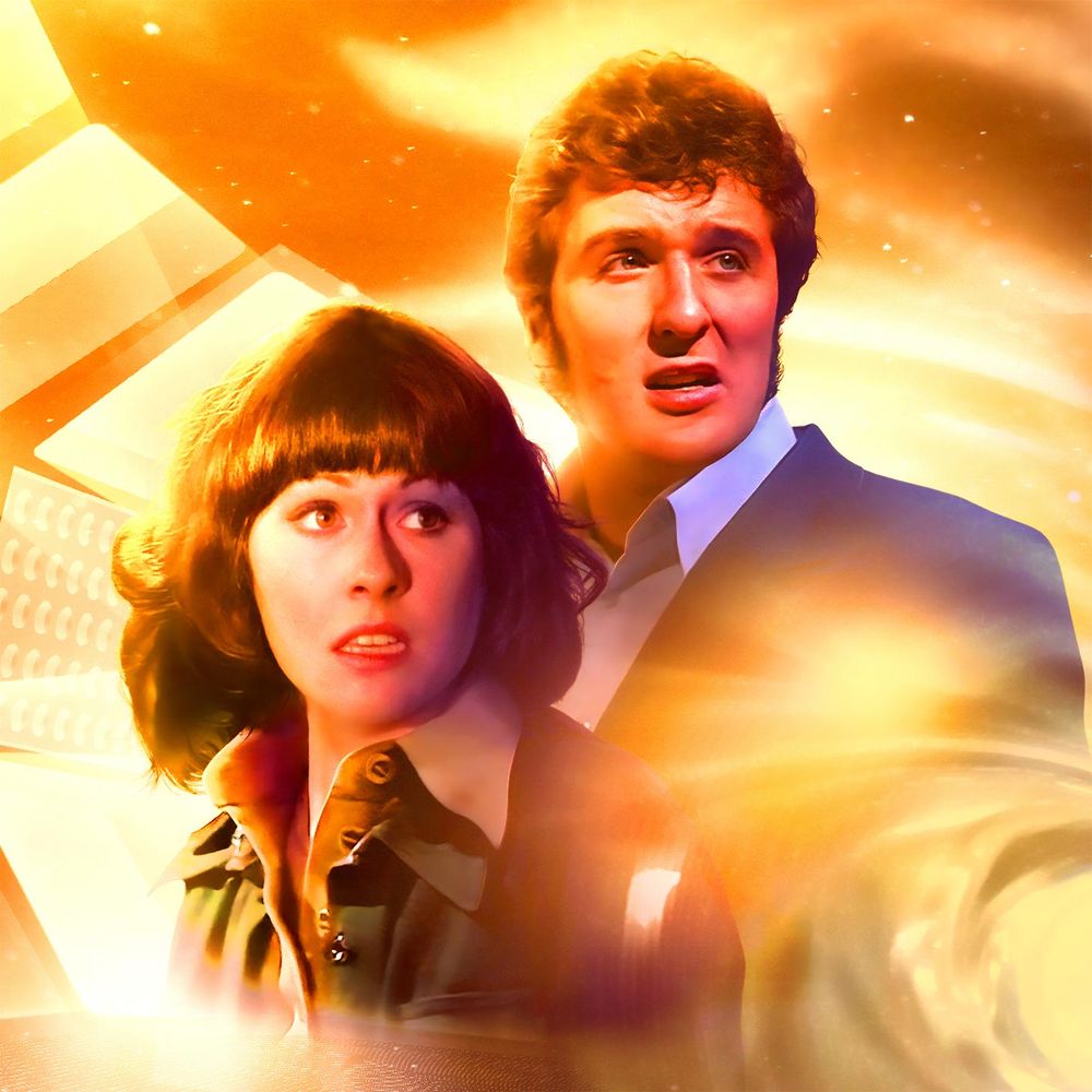 Sarah Jane Smith and Harry Sullivan. 