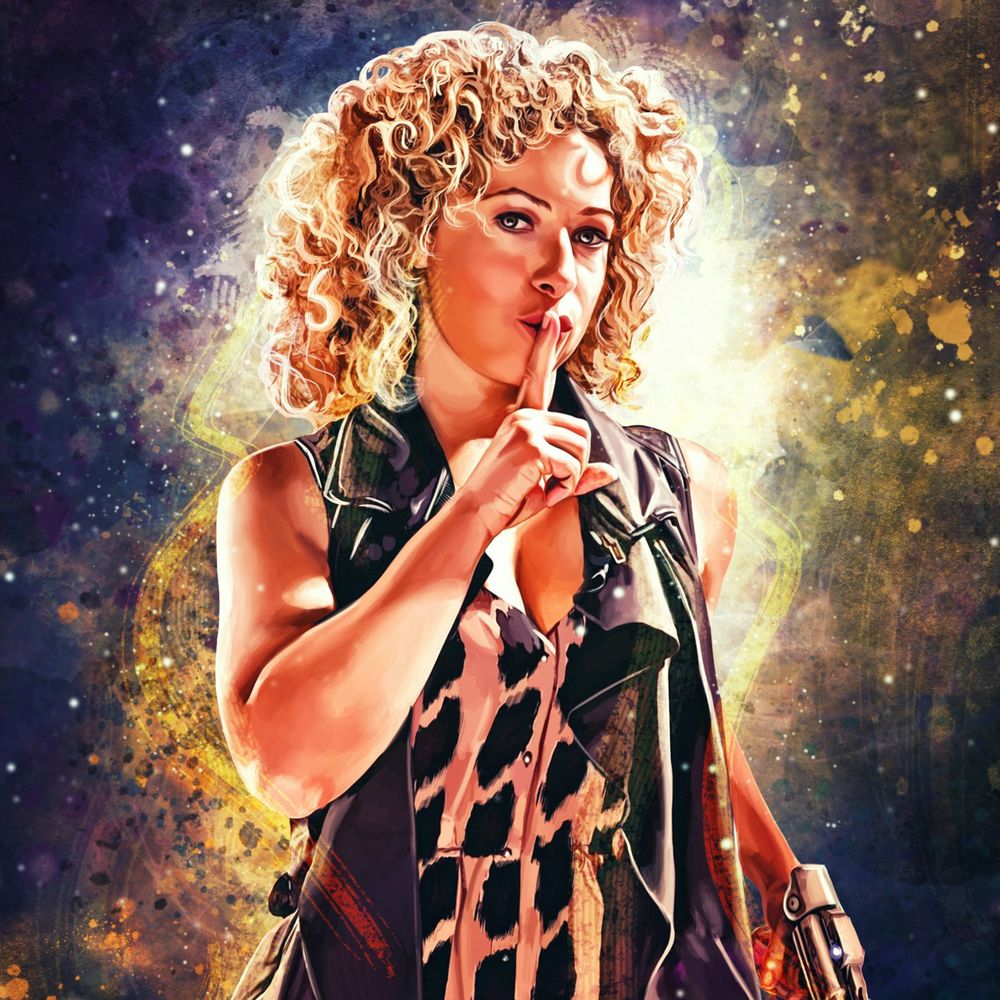 River Song, as illustrated by Sophie Cowdrey