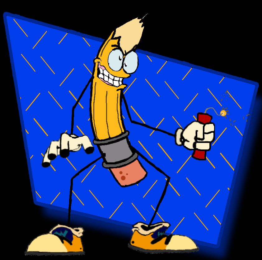 Same Drawing, But Transparent with only the 90s-esque square thingie in the backdrop!