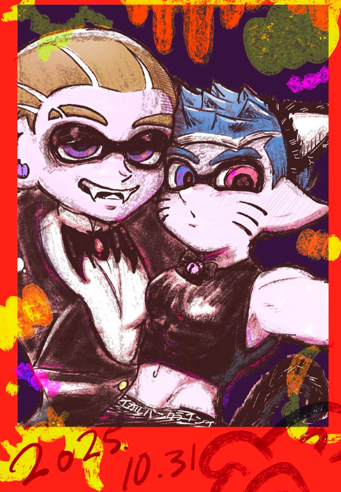 ハロウィンネタ間に合いました。