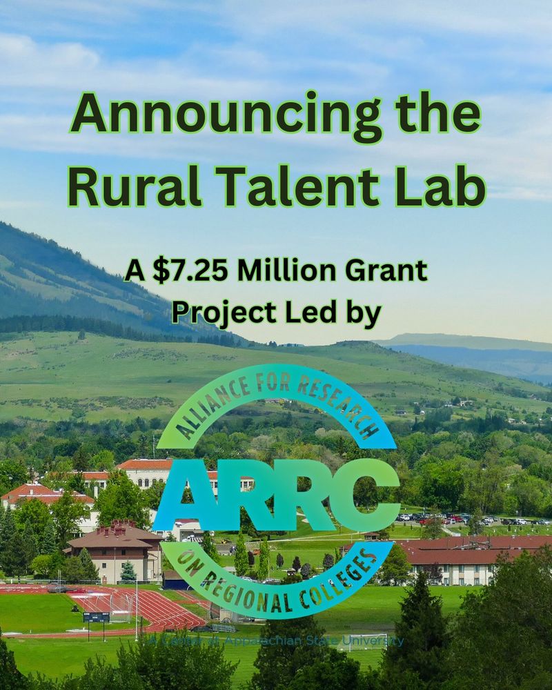 Announcing the Rural Talent Lab: A $7.25 million grant project led the the Alliance for Research on Regional Colleges