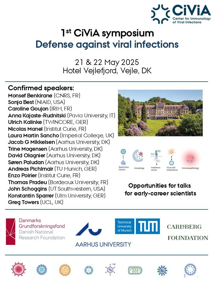 A list of confirmed speakers, plus a photo of the hotel and logos of our sponsors.