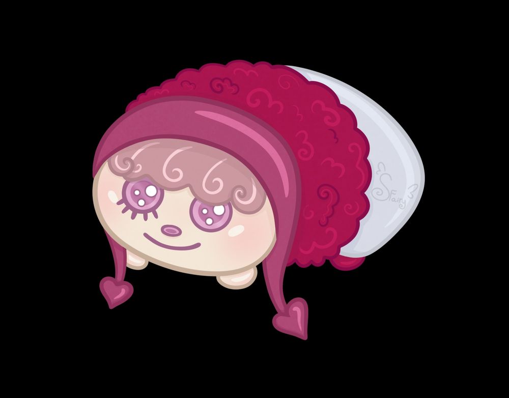 The mugi mugi Plush of corazon on its own. This is the actual piece for the collab lol