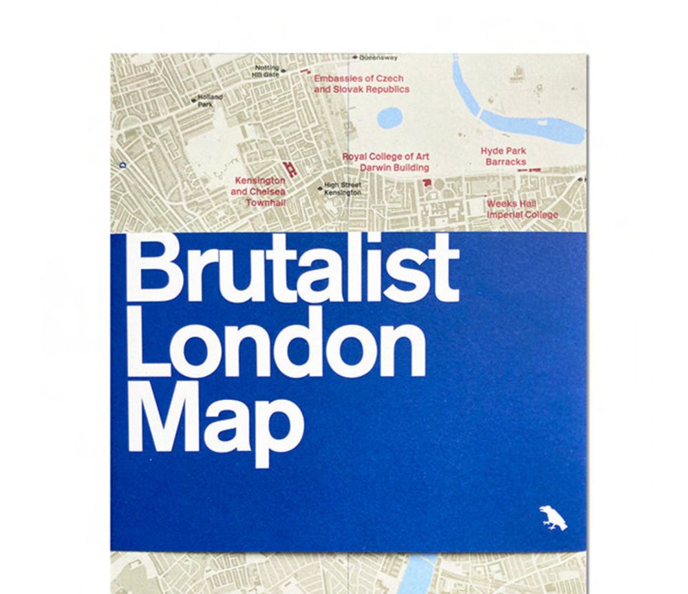 Brutalist London Map - Guide to London's leading Brutalist buildings