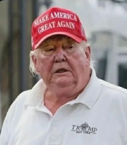 Photo of Trump looking like a diseased and dying pig. 