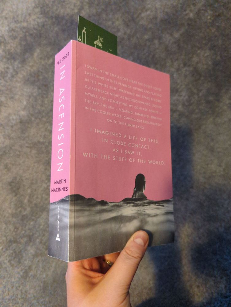 Photo of the proof copy of In Ascension by Martin MacInnes