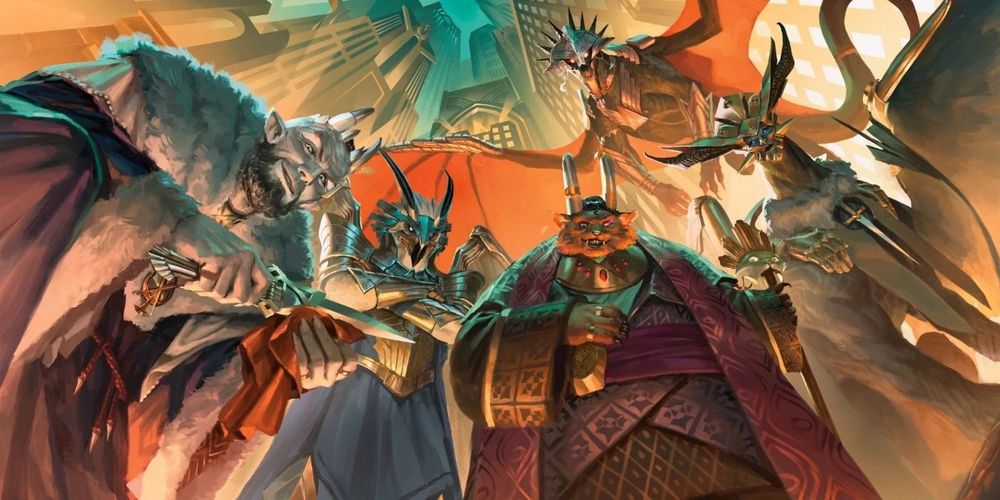 Magic the Gathering Crime bosses in art deco