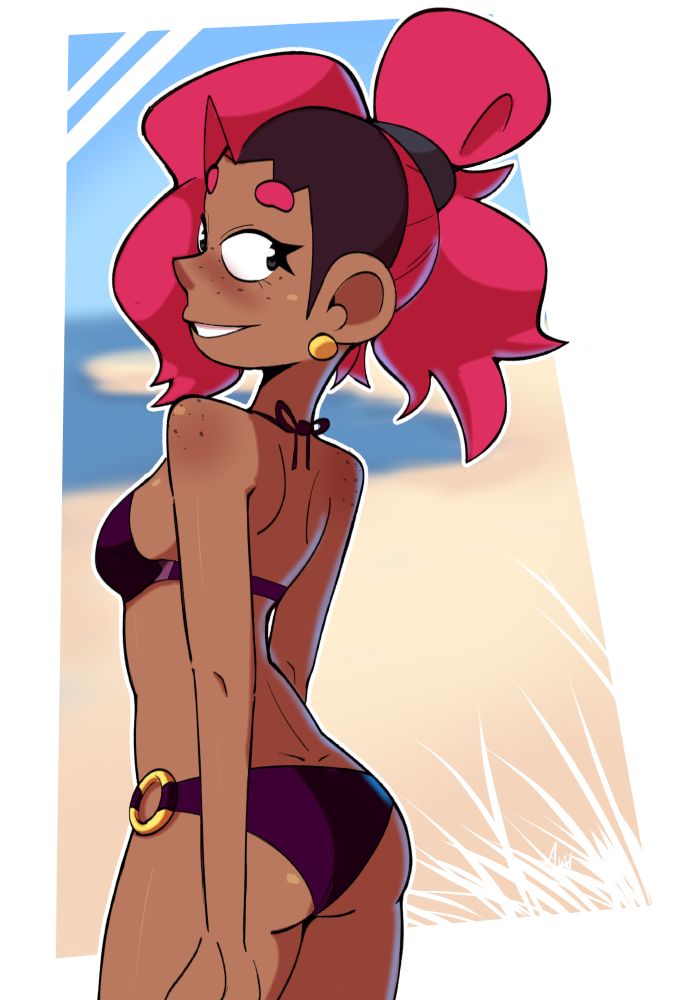 My oc Kim showing off her fancy bikini