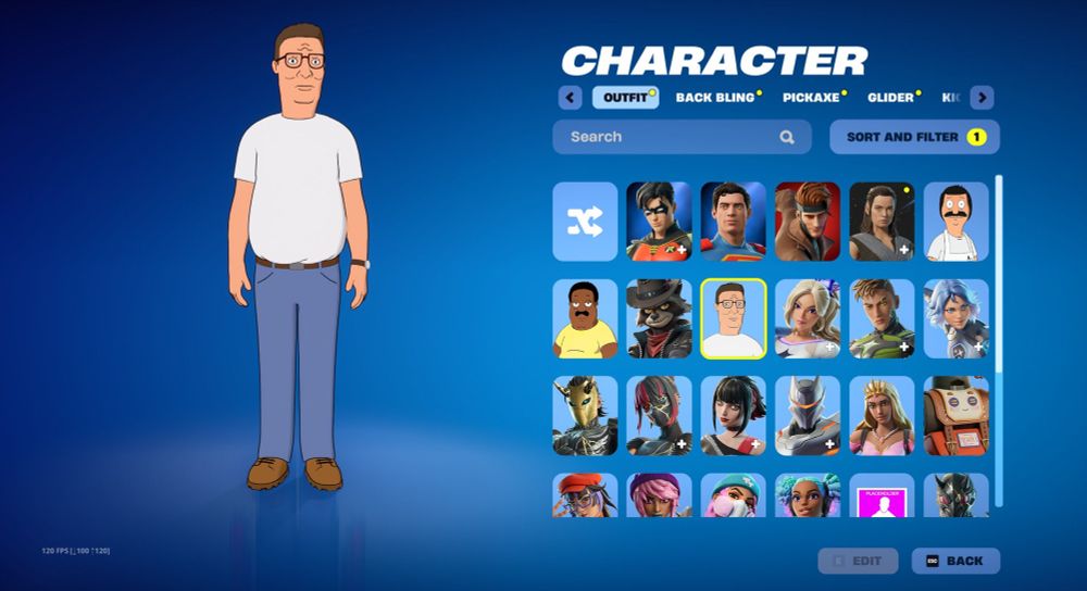 Hank hill in Fortnite 