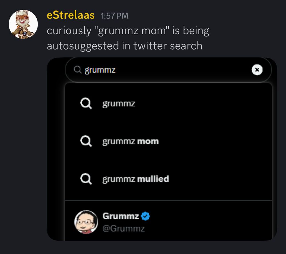 Grummz and his mom….