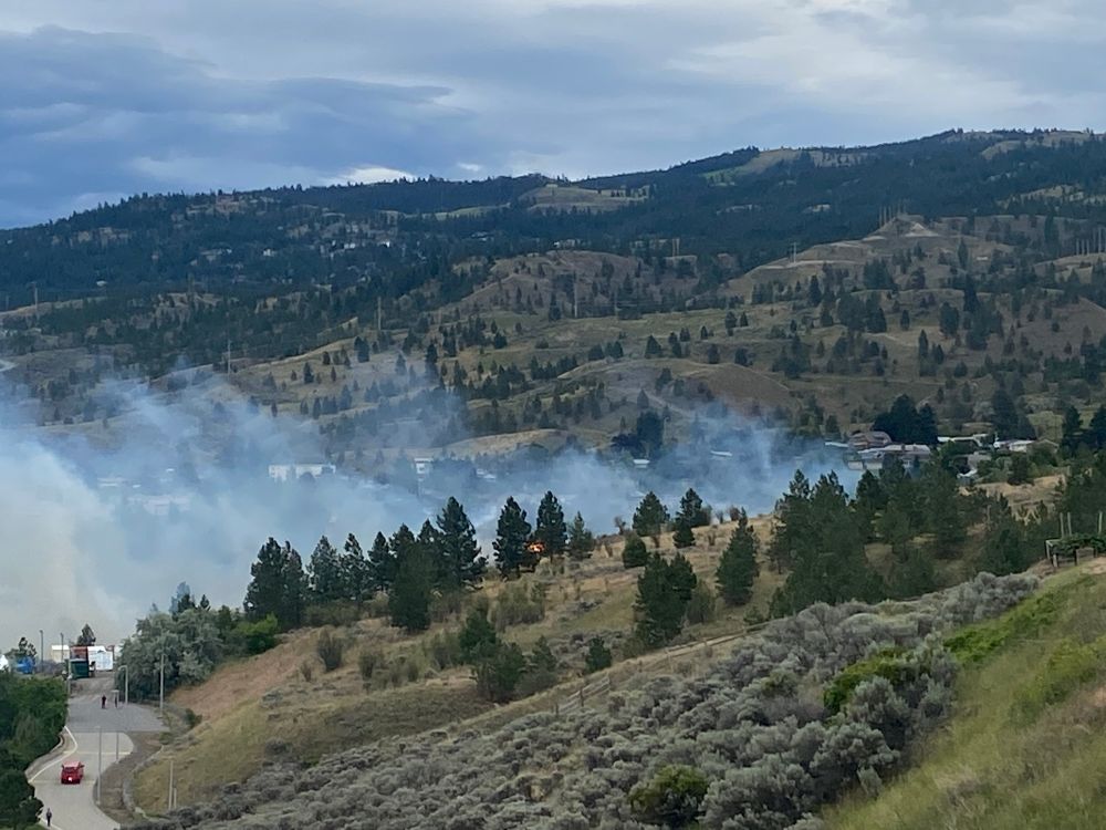 Fire in Peterson Creek 