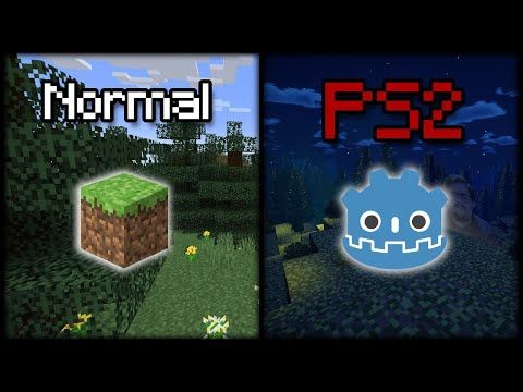 J'ai créé Minecraft, mais dans un style PS2/PSX ! Dark Fantasy Aesthetic