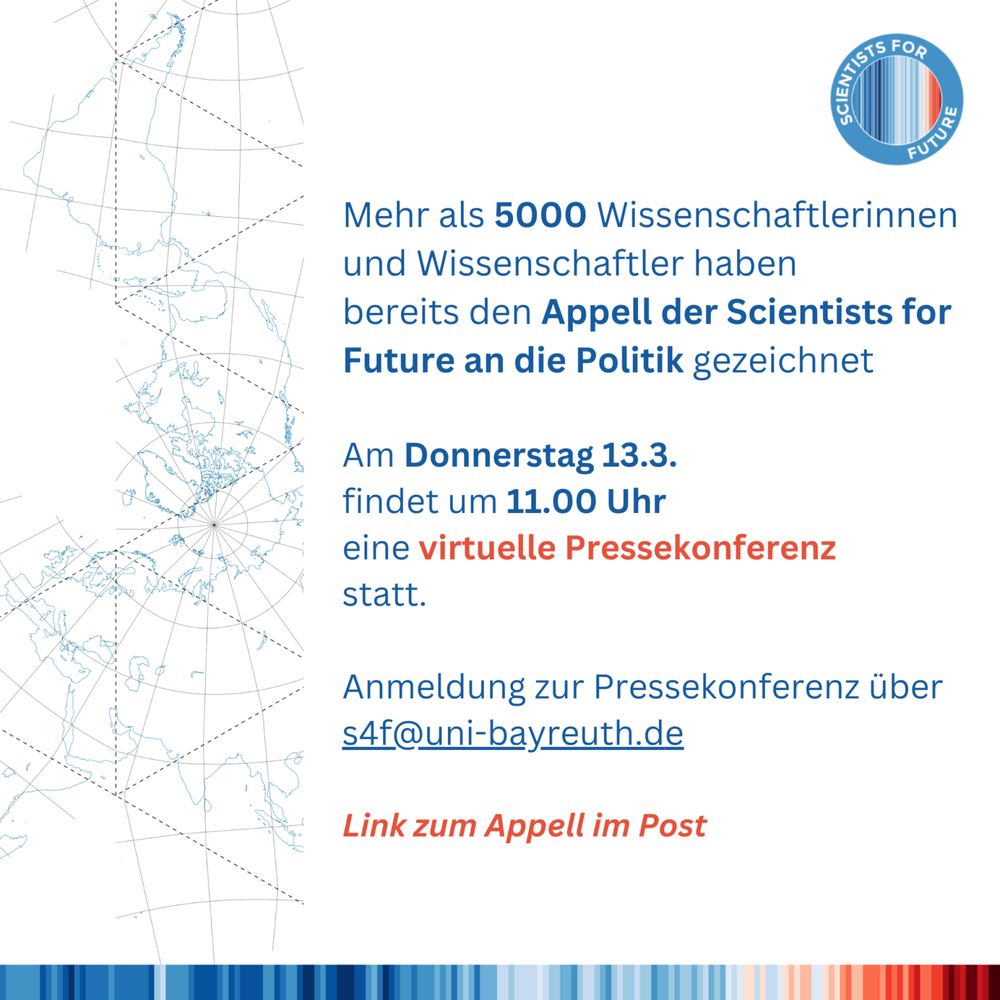 Mehr als 5000 Wissenschhaftlerinnen und Wissenschaftler haben bereits  den Appell der Scientists for  Future an die Politik gezeichnet. Bis Donnerstag, 10:00 Uhr, ist die Unterzeichnung des Appell für Mitglieder der Wissenschaftsgemeinschaft möglich.