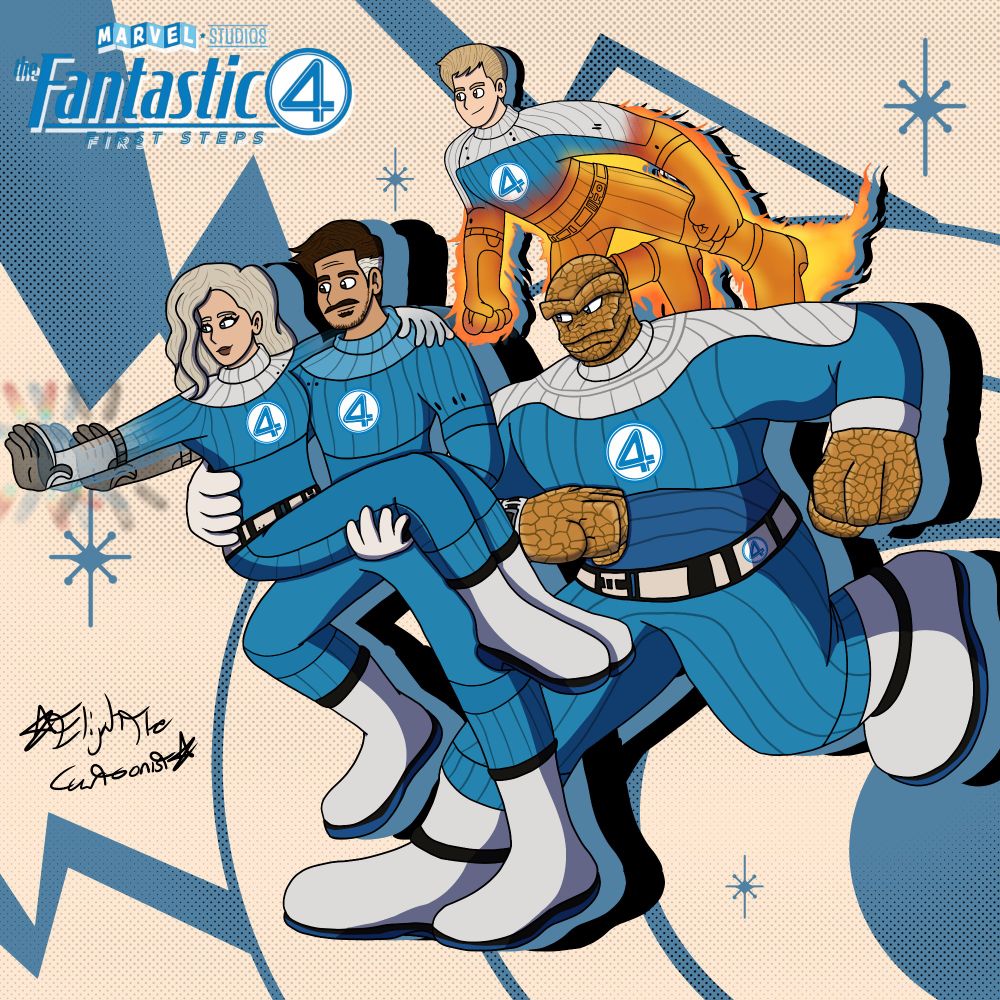 The Fantastic Four from Marvel's The Fantastic Four: First Steps!