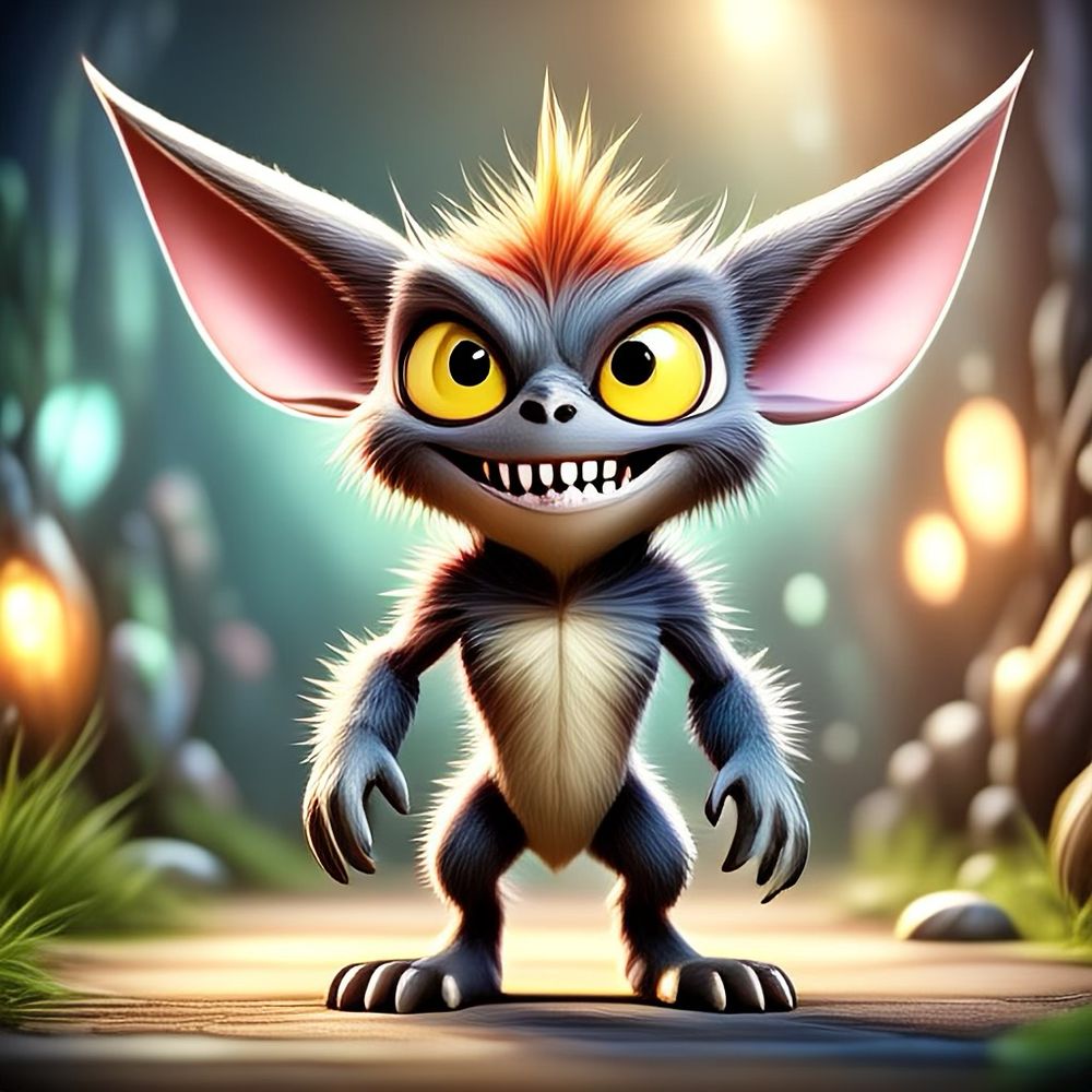 AI generated chaos gremlin. 