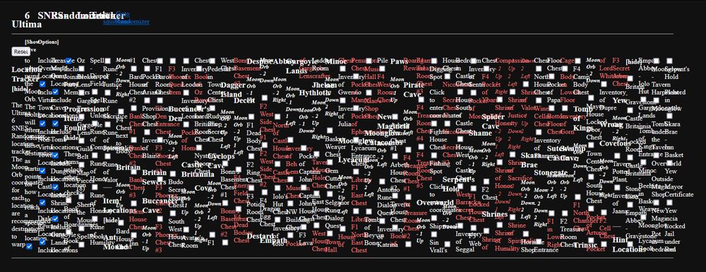 A completely unreadable website with text stacked on text stacked on text stacked on text.